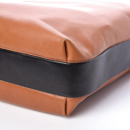 Celine Lambskin Calfskin Band Twisted Cabas Tan 18 of 18