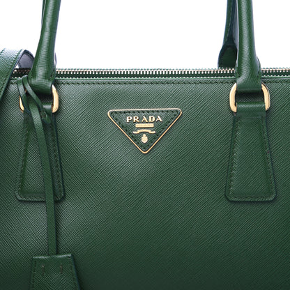 Prada Saffiano Medium Galleria Double Zip Tote Biliardo 10 of 10