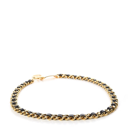Chanel Lambskin Chain CC Medallion Belt Black Gold 3 of 6
