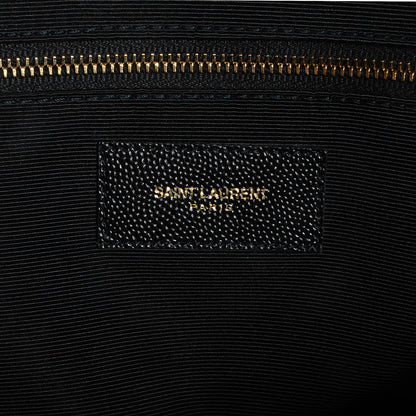 Saint Laurent Grain de Poudre Medium Museum Briefcase Black 6 of 9