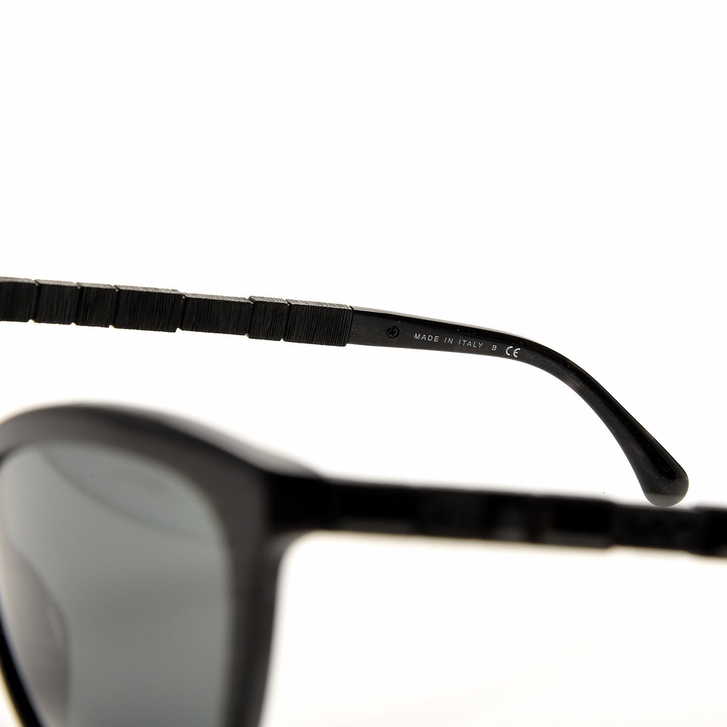 Crystal Baguette Cat Eye Bijou Sunglasses 5307-B Black