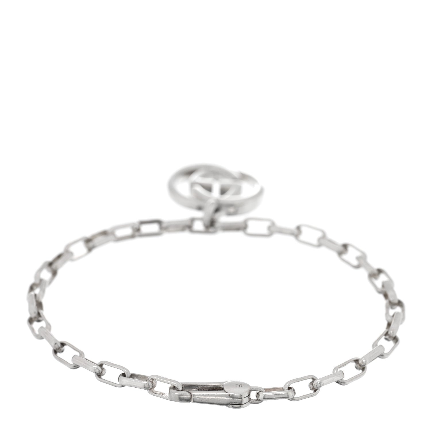 Gucci Sterling Silver Interlocking GG Bracelet 2 of 4