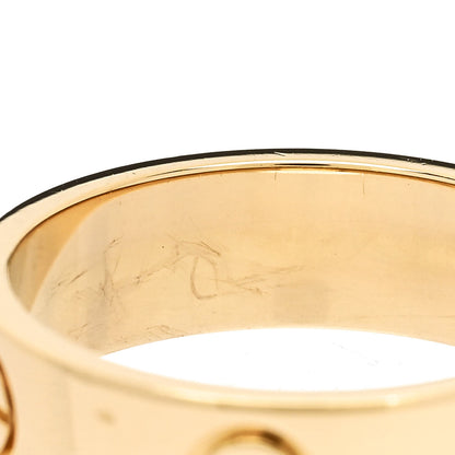 Cartier 18K Yellow Gold 5.5mm LOVE Ring 53 6.5 5 of 6