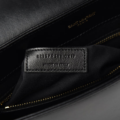 Saint Laurent Calfskin Quilted Y Joan Satchel Black 7 of 10