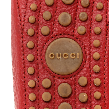 Gucci Road Calfskin Web Mens Horsebit Driver Loafers 6.5 Rosso 8 of 11