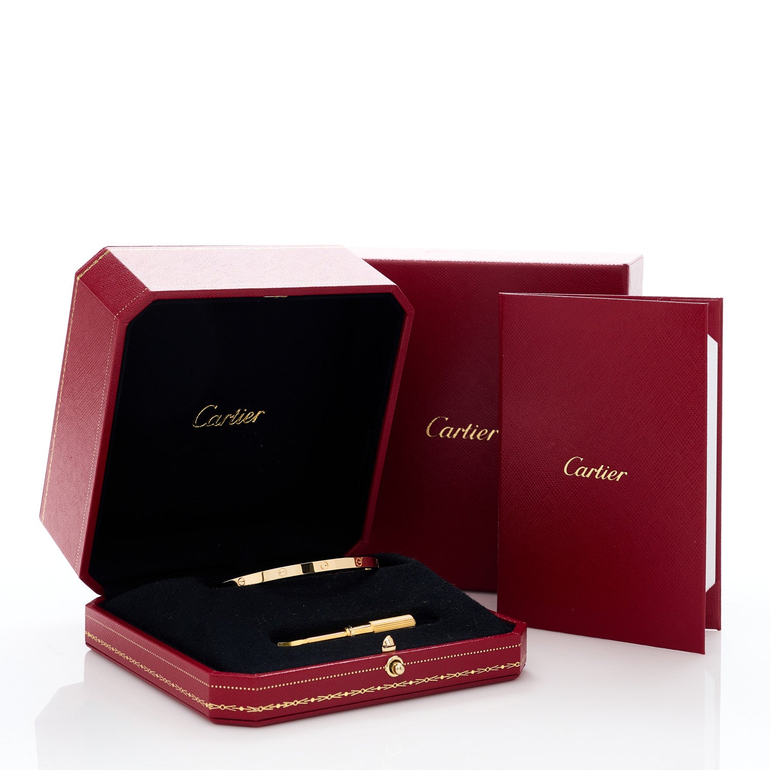 Cartier 18K Yellow Gold Small LOVE Bracelet 17 5 of 5