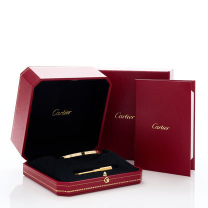 Cartier 18K Yellow Gold Small LOVE Bracelet 17 5 of 5