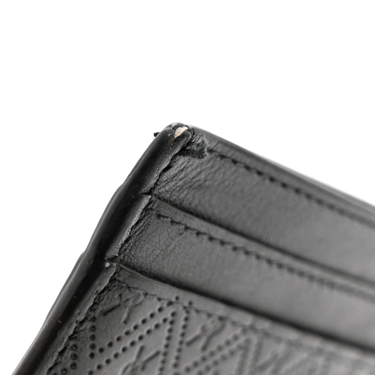 Saint Laurent Monogram Embossed Card Case Black 8 of 9
