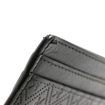 Saint Laurent Monogram Embossed Card Case Black 8 of 9
