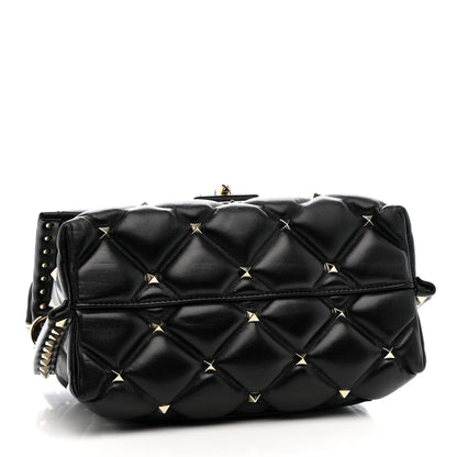 Valentino Garavani Nappa Medium Candystud Top Handle Bag Black 4 of 10