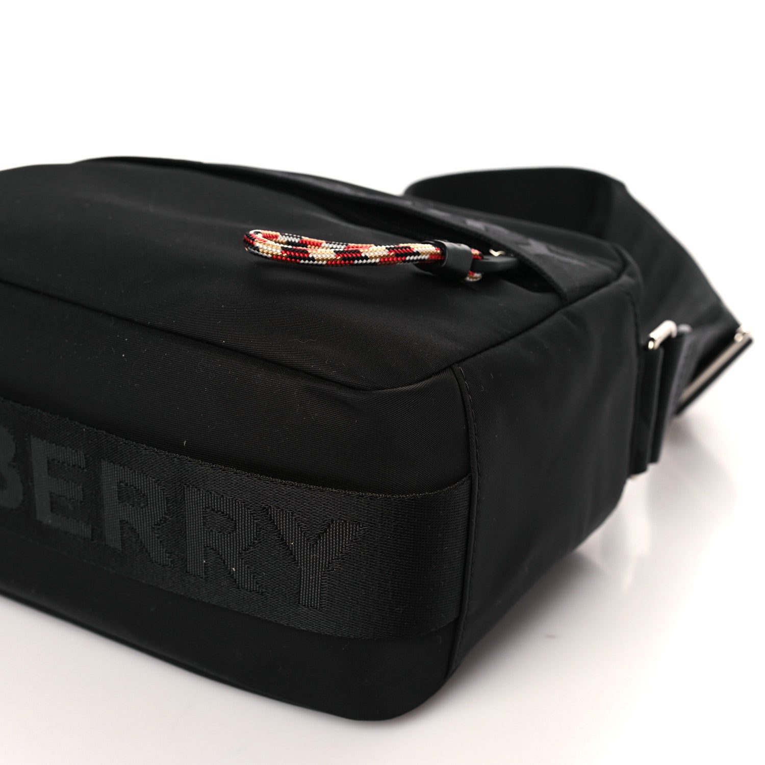 Burberry Nylon Logo Detail Crossbody Bag Black 8 of 8