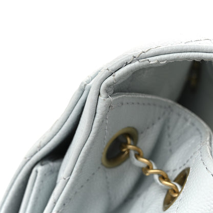 Chanel Caviar Quilted Small Chanel 25 Handbag Light Blue 11 of 15