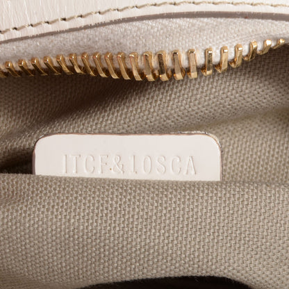 Burberry House Check Bridle Calfskin Small Ledbury Hobo White 10 of 10