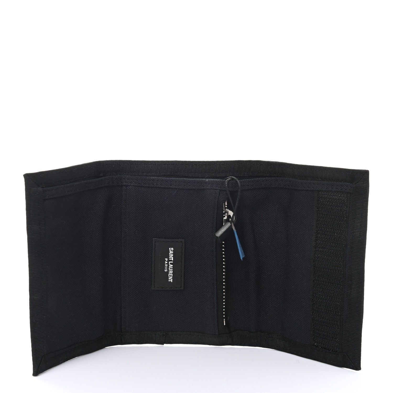 Saint Laurent Canvas American Flag Print Buffalo Compact Wallet 5 of 6