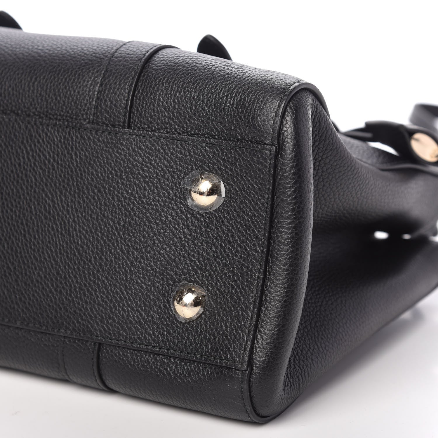 Mulberry Classic Grain Calfskin Small Bayswater Double Zip Tote Black 8 of 8