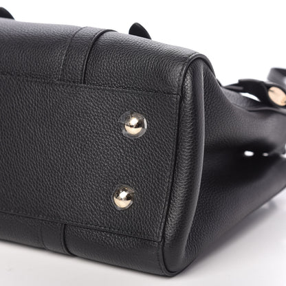 Mulberry Classic Grain Calfskin Small Bayswater Double Zip Tote Black 8 of 8