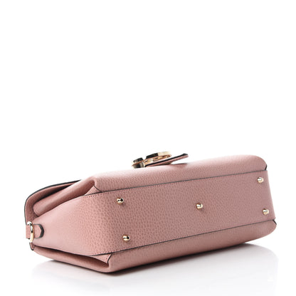 Gucci Dollar Calfskin Interlocking G Top Handle Shoulder Bag Soft Pink 4 of 10
