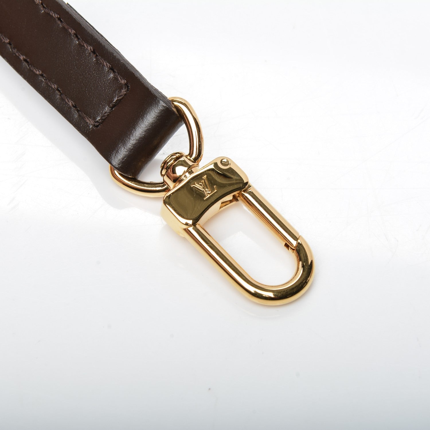 Louis Vuitton Calfskin 12mm Shoulder Strap Brown 4 of 4