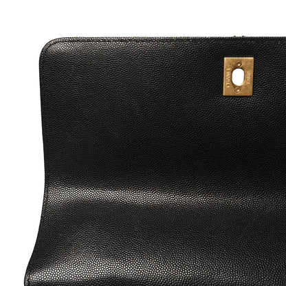 Chanel Caviar Quilted Small Coco Chain Handle Flap Black 11 of 11