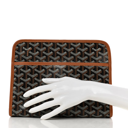 Goyard Goyardine Jouvence MM Toiletry Pouch Black Gold 2 of 7