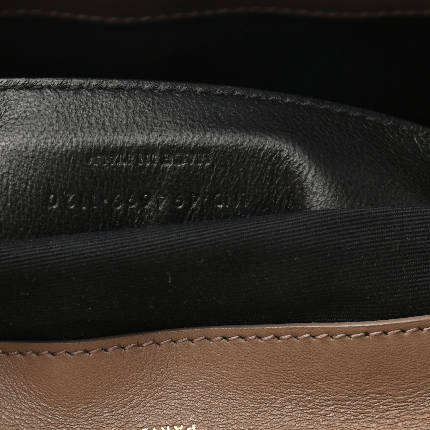 Saint Laurent Linen Y Quilted Monogram Small Loulou Chain Satchel Natural Taupe 7 of 9