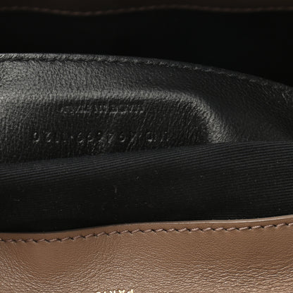 Saint Laurent Linen Y Quilted Monogram Small Loulou Chain Satchel Natural Taupe 7 of 9