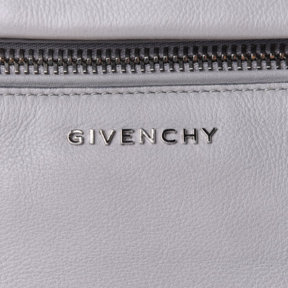 Givenchy Grained Calfskin Medium Pandora Pure Flap Bag Pearl Grey 15 of 19