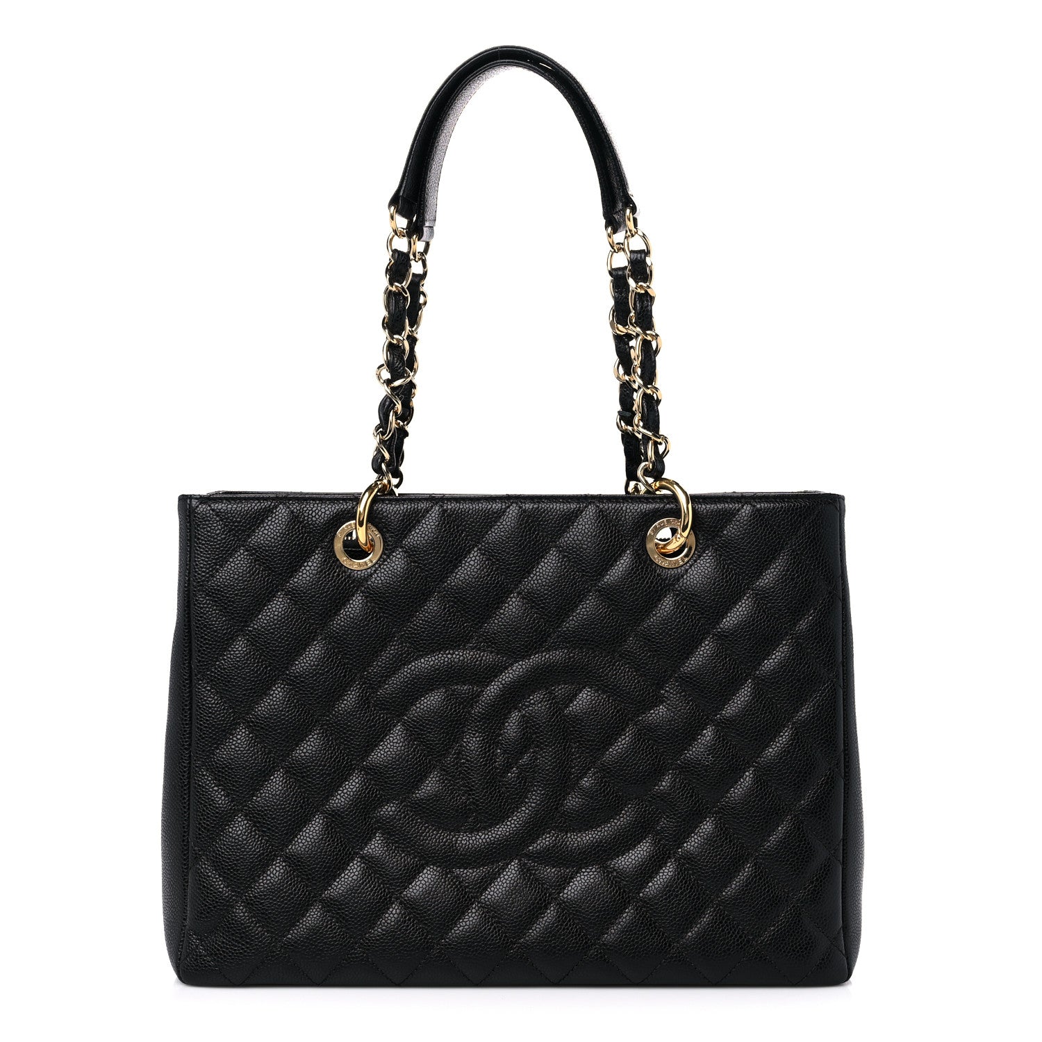 Chanel Caviar Quilted Grand Shopping Tote GST Black 1 of 11
