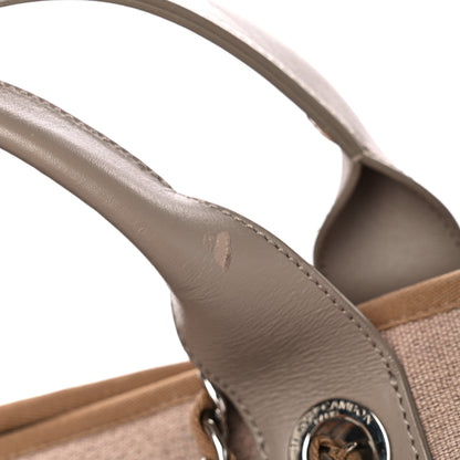 Chanel Canvas Medium Deauville Tote Ecru 13 of 14