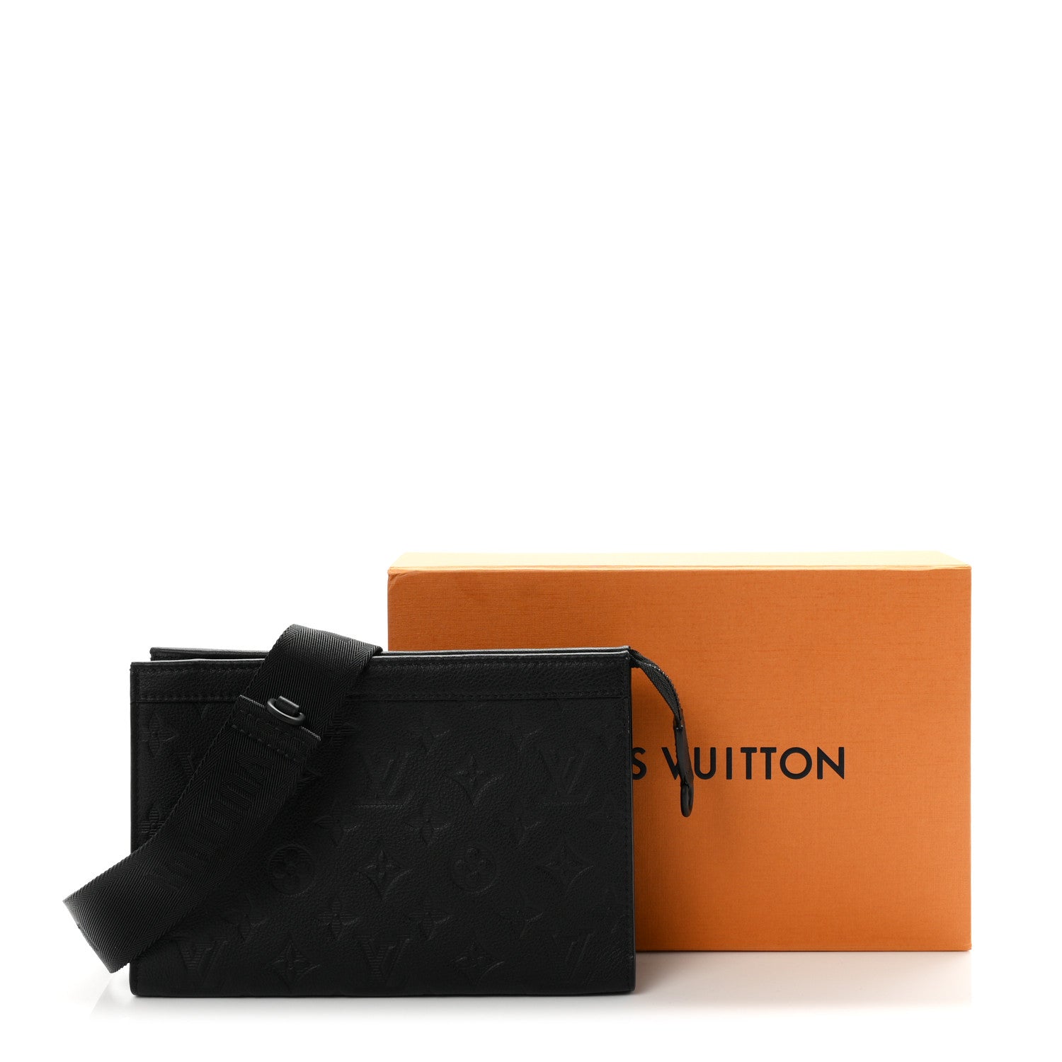Louis Vuitton Calfskin Monogram Shadow Gaston Wearable Wallet 11 of 11