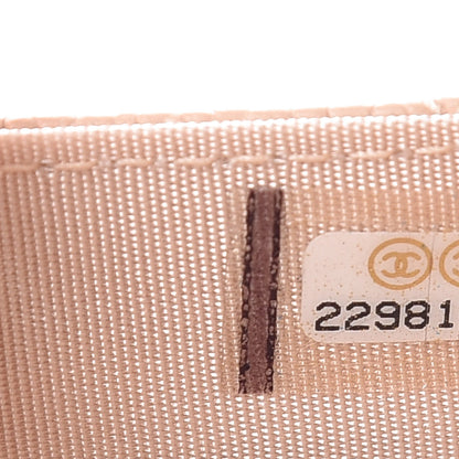 Chanel Caviar Quilted Boy Card Holder Wallet Beige Clair 8 of 9