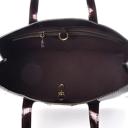 Louis Vuitton Vernis Wilshire PM Amarante 7 of 9