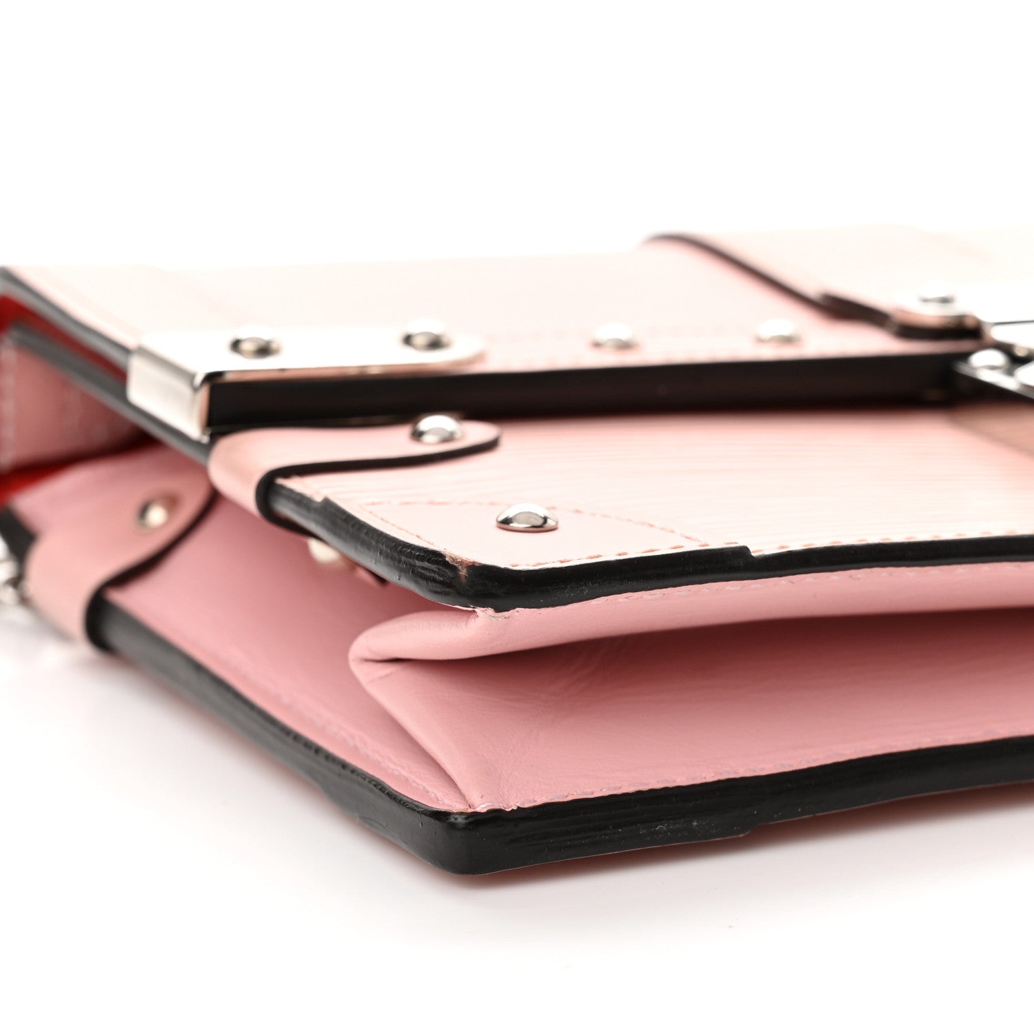 Louis Vuitton Epi Trunk Chain Wallet Rose Ballerine 7 of 8