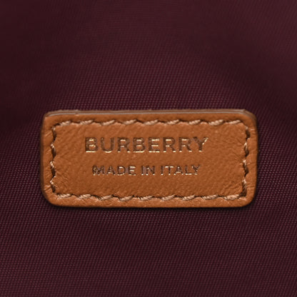 Burberry Lambskin Quilted Lola Barrel Bag Maple Brown 8 of 12