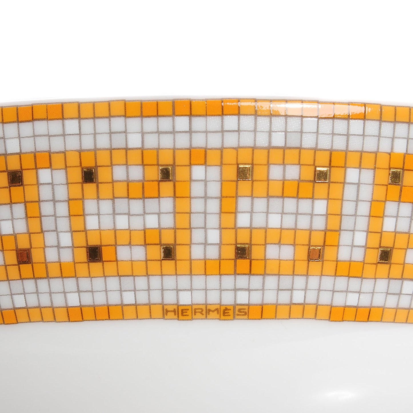 Porcelain Mosaique au 24 Calotte Plate Set of 2