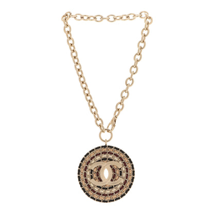 Chanel Lambskin Chain CC Necklace Gold 3 of 6