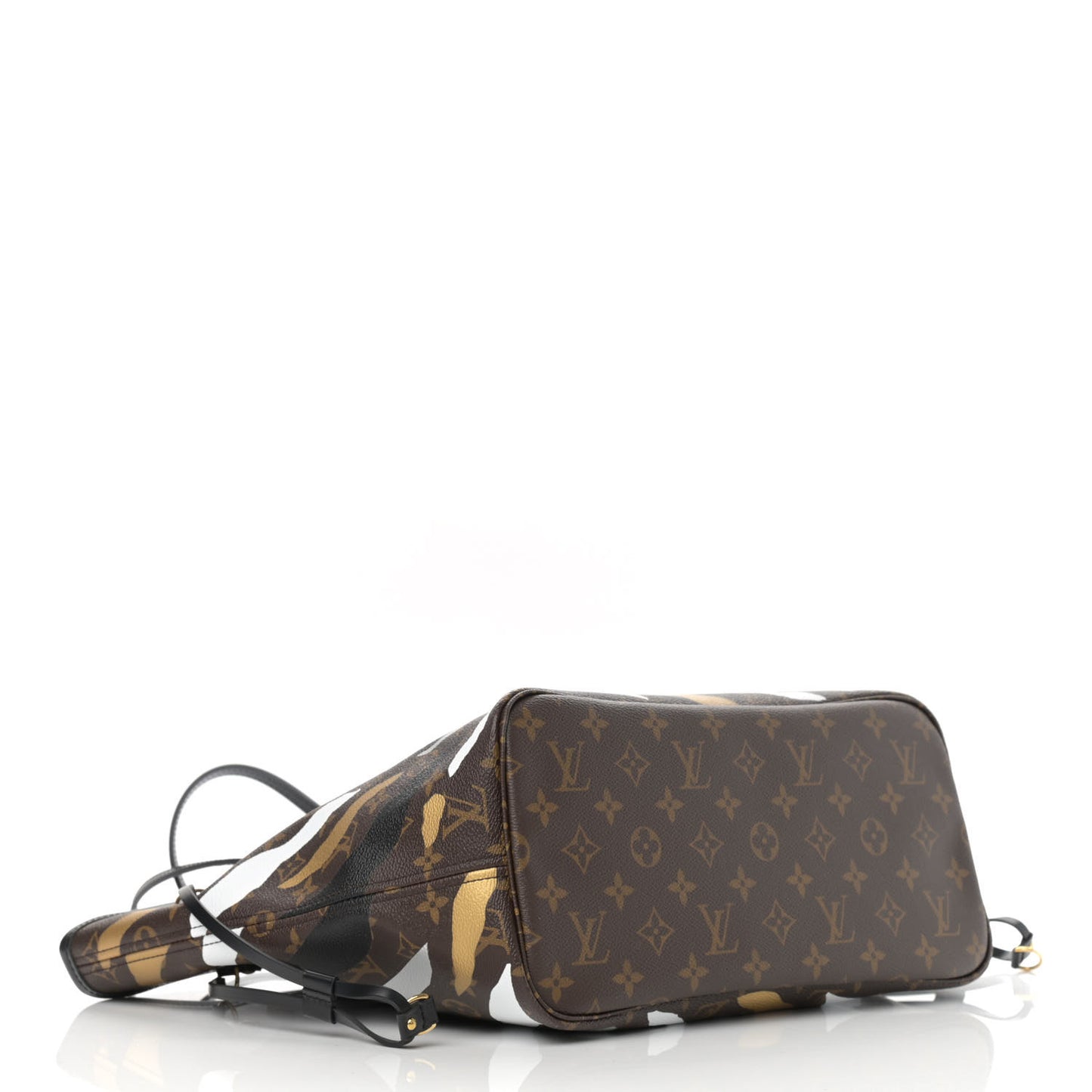 X LOL Monogram Neverfull MM Gold Silver