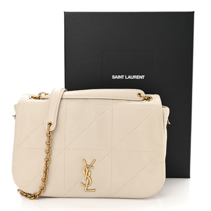 Saint Laurent Lambskin Matelasse Monogram Mini Jamie 4.3 Blanc Vintage 11 of 11