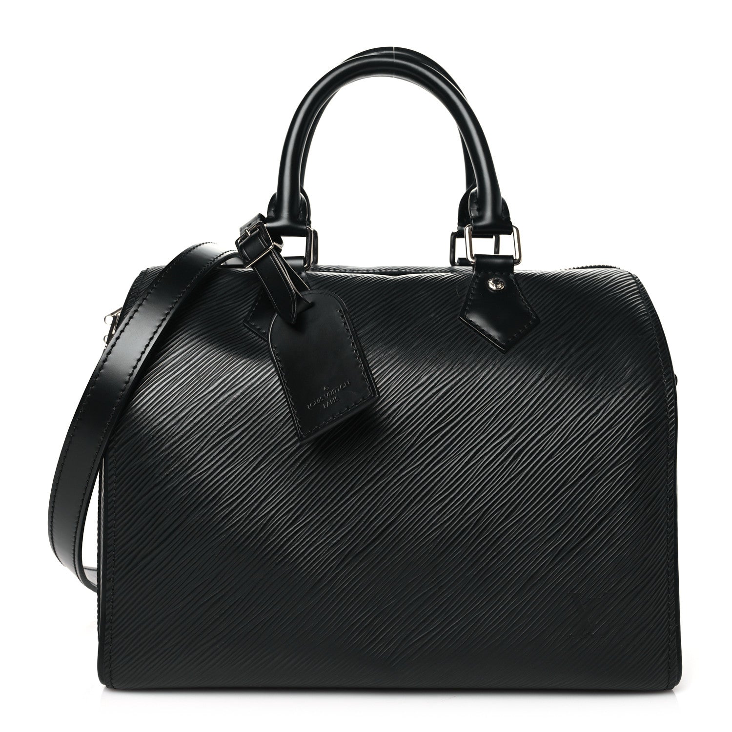 Louis Vuitton Epi Speedy Bandouliere 25 Black 1 of 9