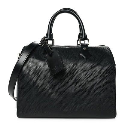 Louis Vuitton Epi Speedy Bandouliere 25 Black 1 of 9