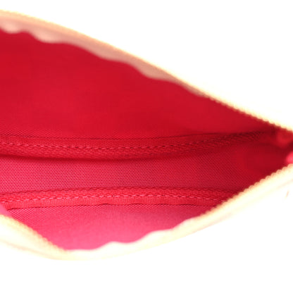 Louis Vuitton Damier Azur 2021 Christmas Animation Hollywood Mini Pochette Accessories Fuchsia 5 of 6