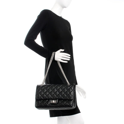 Chanel Lambskin Quilted 2.55 Reissue 227 Flap Black 3 of 10