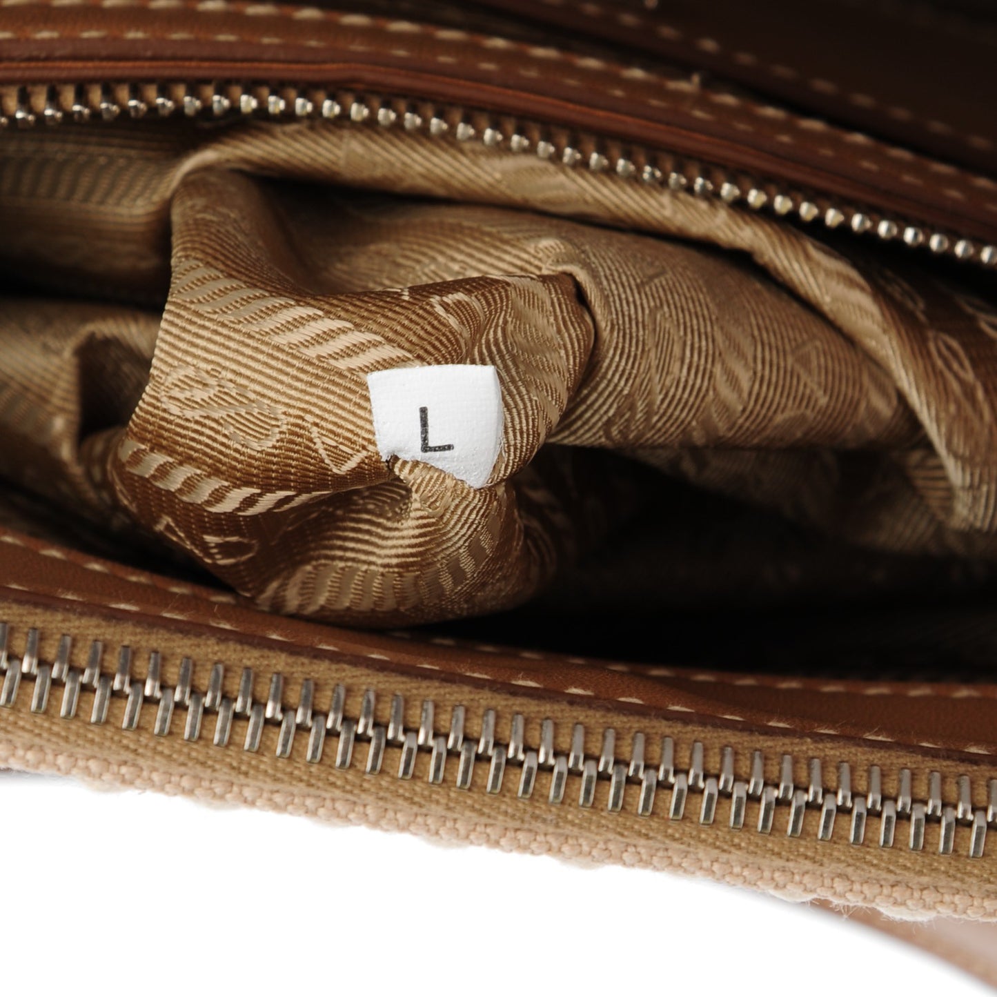 Canapa City Calf Medium Stitch Tote Corda Caramel