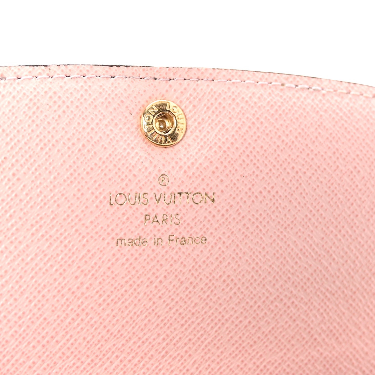 Monogram Emilie Wallet Rose Ballerine