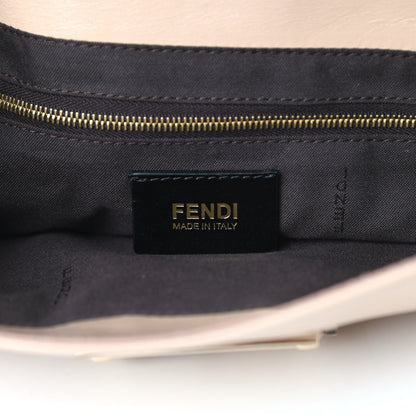 Fendi Vitello Acqua Maxi Baguette Shoulder Bag Makeup 7 of 11