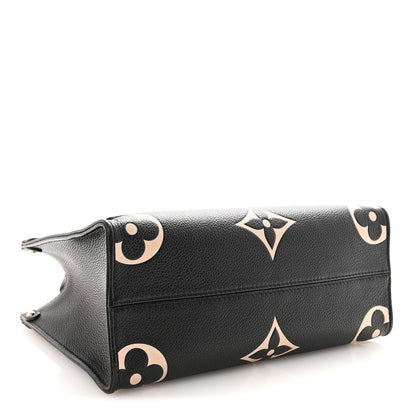 Louis Vuitton Empreinte Monogram Giant Onthego PM Black Beige 4 of 9