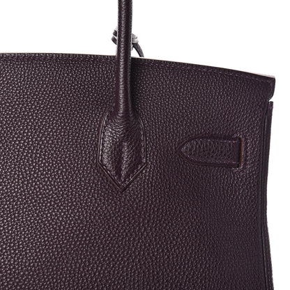 Hermes Togo Birkin 30 Raisin 31 of 31