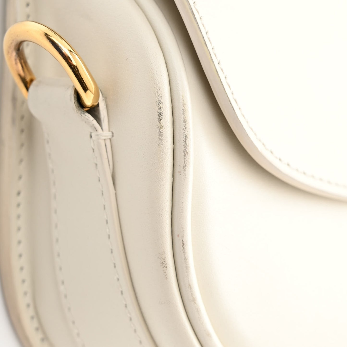 Box Calfskin East West Bobby Bag Latte