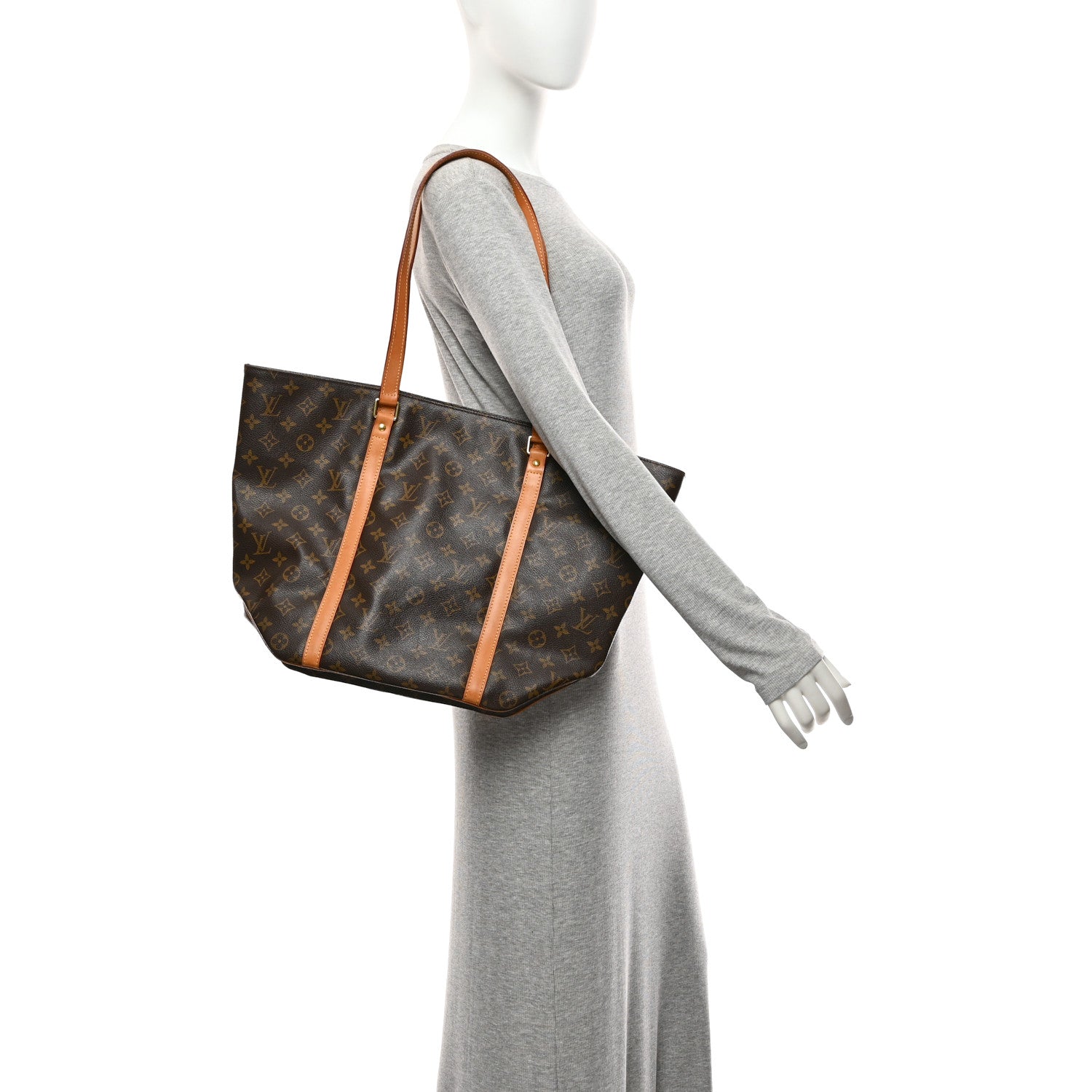 Louis Vuitton Monogram Sac Shopping Tote 2 of 10
