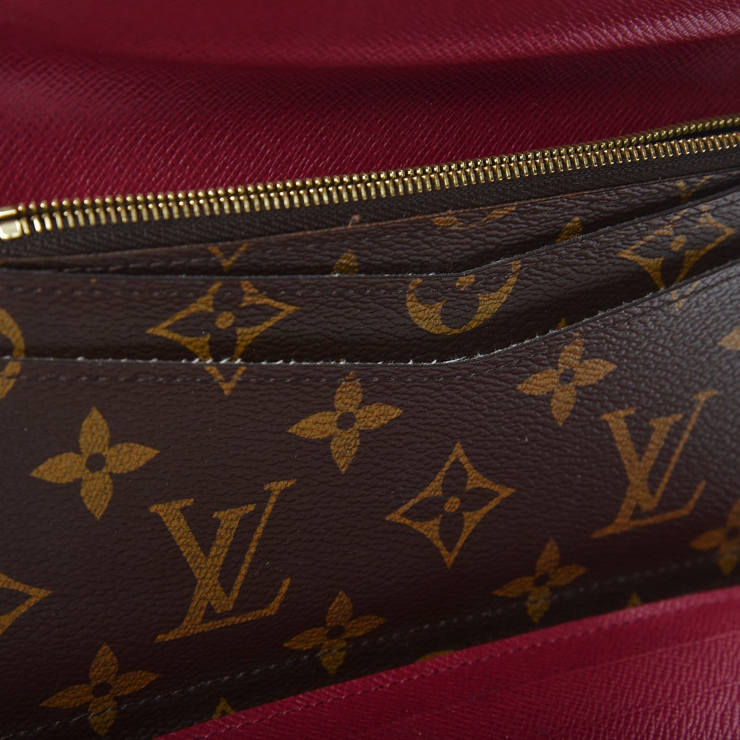 Monogram Josephine Wallet Fuchsia
